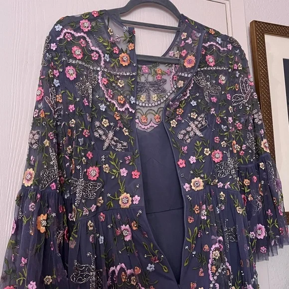 Opulent, exquisite an investment - Needle & Thread Floral Embroidered Dress 4 - Picture 8 of 11